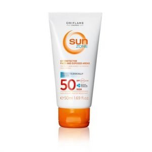 Oriflame 50 ml-es Sun Zone napozó arcra és a napnak kitett bőrre SPF 50
